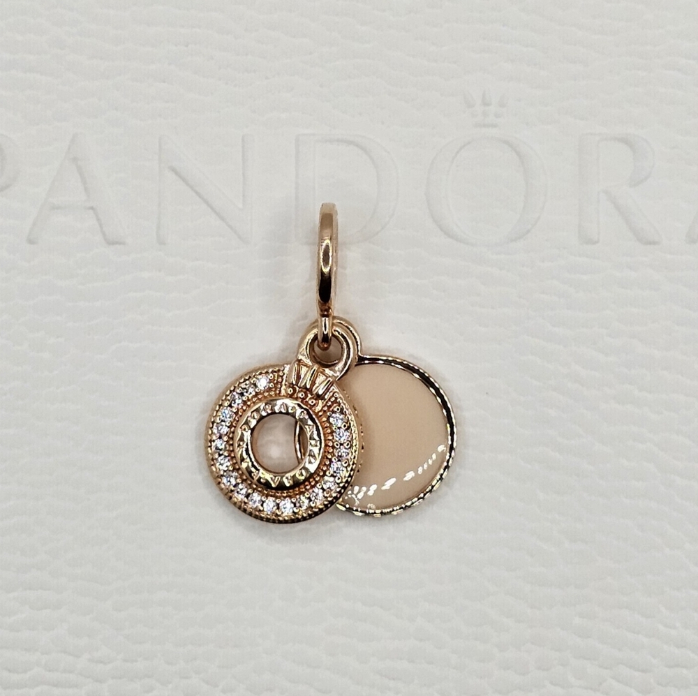 👑Authentic Pandora ⭐️RETIRED⭐️ ROSE CROWN DANGLE CHARM